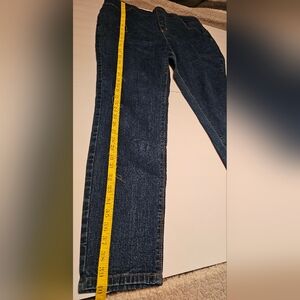 Denim&Co Women's Dark Blue Straight Leg Jeans